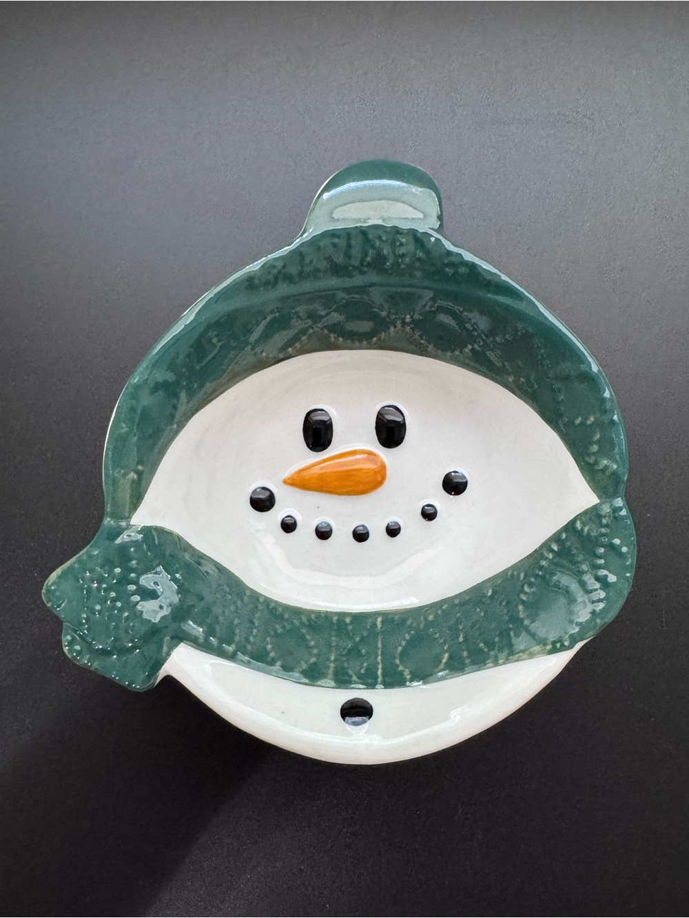 Small Pfaltzgraff Winterberry Snowman Bowl/Dish